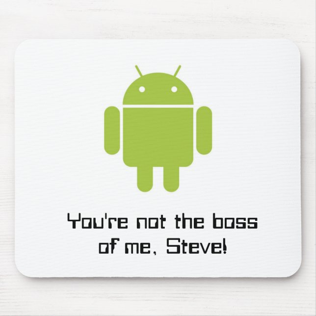 Tapis de souris pour des fans d'Android™ ! (Devant)