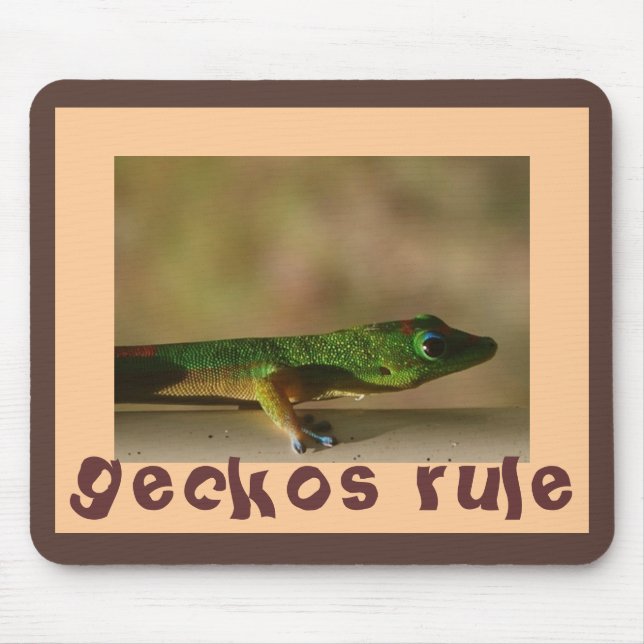 Tapis De Souris Pour des fans des Geckos (Devant)