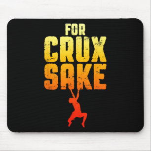 Tapis De Souris Pour l'amour de Crux Escalade Bloc Drôle Grimpe