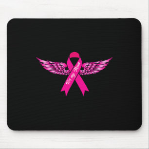 Tapis De Souris Pour My Mama Pink Wing Cool Breast Cancer Awarenes