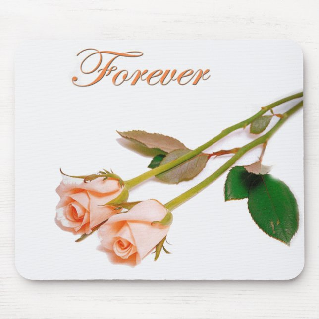 Tapis De Souris Pour toujours romantique/mariage (Devant)