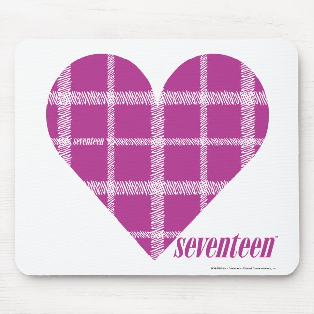 Tapis De Souris Pourpre 2 de plaid (Devant)