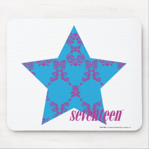 Tapis De Souris Pourpre-Aqua 2 de damassé