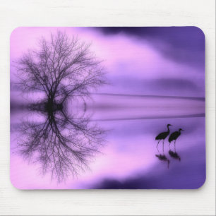 Tapis de souris pourpre de matin
