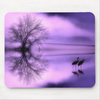 Tapis de souris pourpre de matin