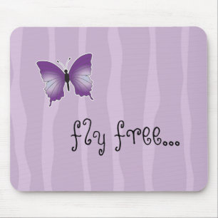Tapis de souris pourpre de papillon