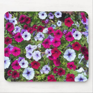Tapis De Souris Pourpre et fleurs de lavande :
