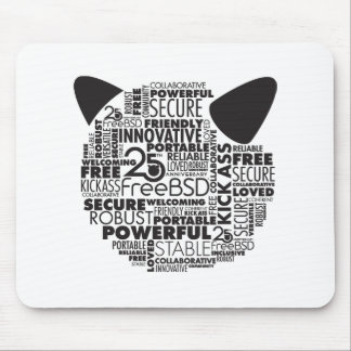 Tapis De Souris Pourquoi j'aime la publicité pour souris FreeBSD 2