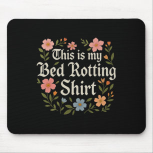 Tapis De Souris Pourriture de lit humouristique Roman graphique no