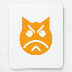 Tapis De Souris Poussage Emoji Chat