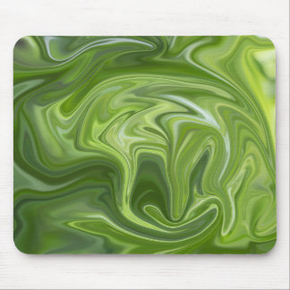 Tapis De Souris Poussière abstraite verte
