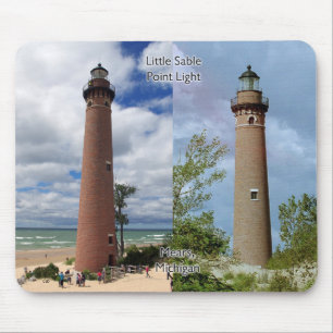 Tapis De Souris Poussière du phare de Little Sable Point