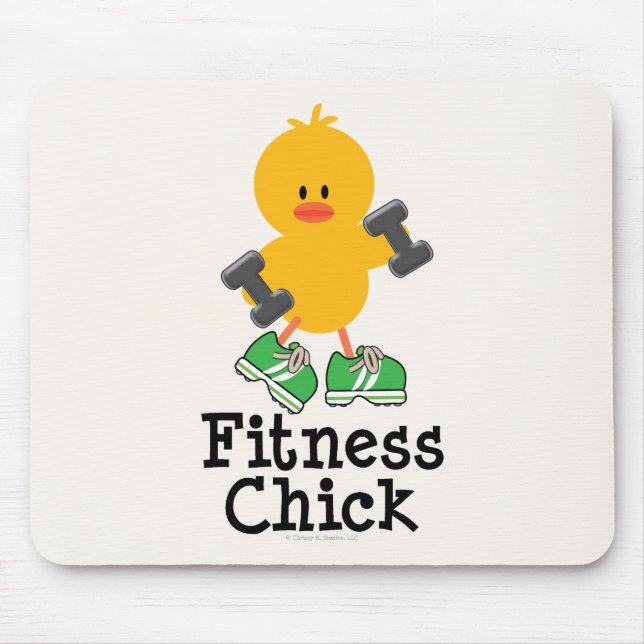Tapis De Souris Poussin Mousepad de forme physique (Devant)