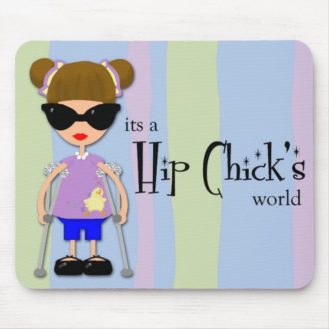 Tapis De Souris Poussin Mousepad de hanche (Devant)