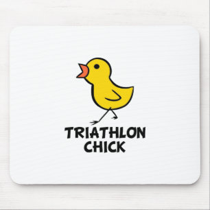 Tapis De Souris Poussin Mousepad de triathlon