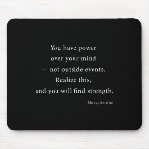 Tapis De Souris Power Over Your Mind Marcus Aurelius Stoic Philoso