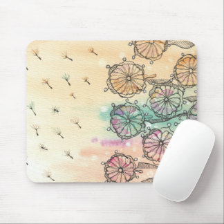 Tapis De Souris Prairie de pissenlits fantaisiste