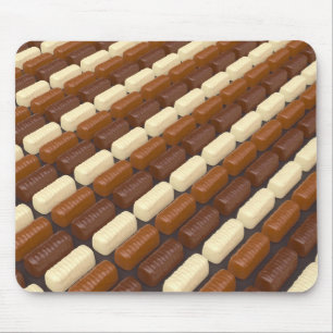 Tapis De Souris Pralines de chocolat noir, blanc et lait