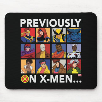 Tapis De Souris "Précédemment Sur X-Men..."