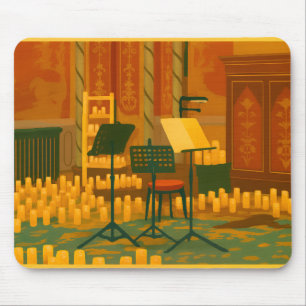 Tapis De Souris Prelude aux chandelles - Salle de musique, Pavillo