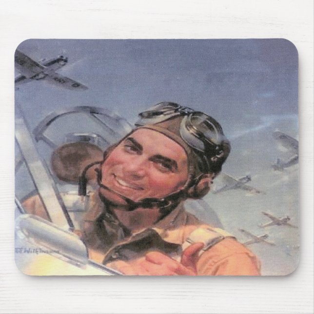 Tapis De Souris Premier aviateur Mousepad (Devant)