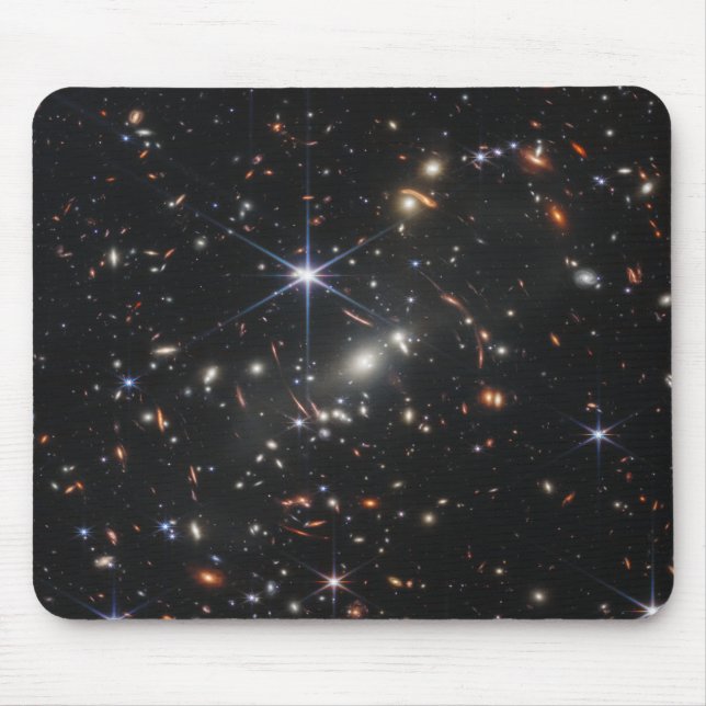 Tapis De Souris Premier champ profond de l'univers de James webb (Devant)
