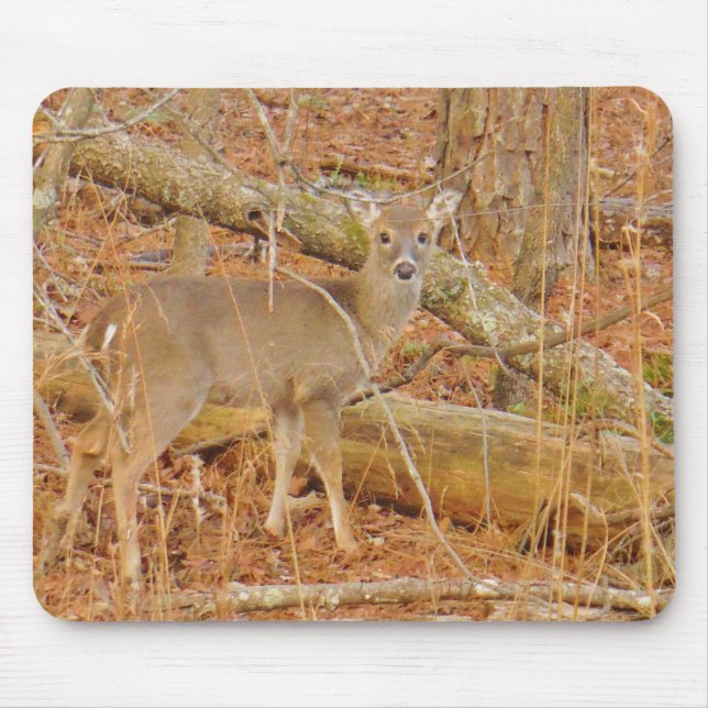 Tapis De Souris Premier hiver du Cerf de Bébé (Devant)