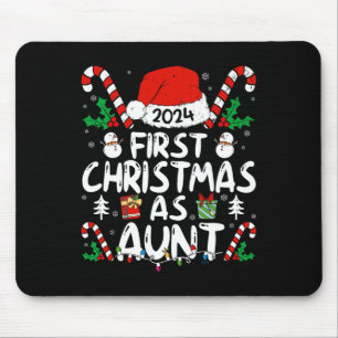 Tapis De Souris Premier Noël Comme Tante Famille Correspondant Nou