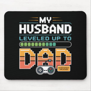Tapis De Souris Première Fois Nouveau Papa Jeu Père Jour Jeu Mari 