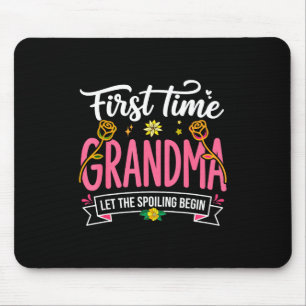 Tapis De Souris Première fois que grand-mère laisse le gâchis comm