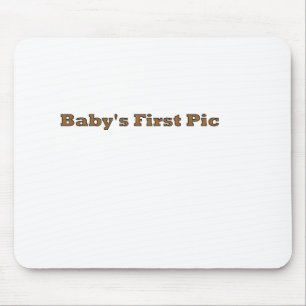 Tapis De Souris Première photo du bébé Le MUSÉE Zazzle Cadeaux
