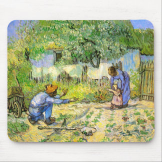 Tapis De Souris Premiers pas (après Millet) Van Gogh Fine Art
