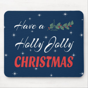 Tapis De Souris Prenez un Holly Jolly Christmas
