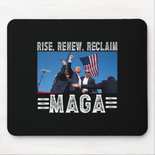 Tapis De Souris Président Trump 45 47 Méga Ascension Renouveler Re