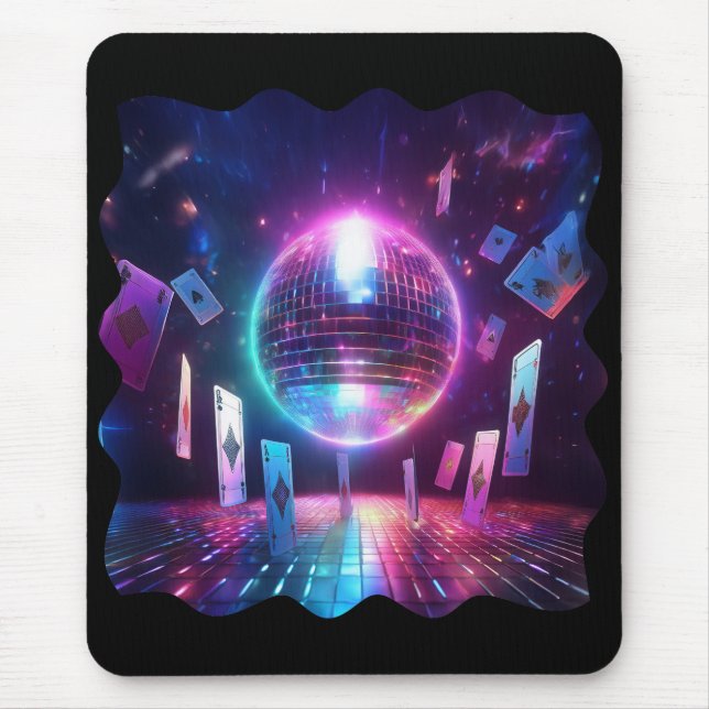 Tapis De Souris Prêt pour une nuit de danse et de jeu (Devant)