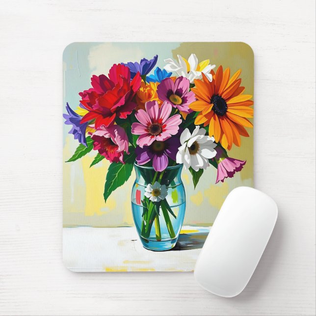 Tapis De Souris Pretty Floral Botanical   (Avec souris)