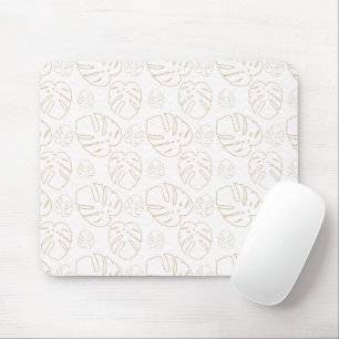 Tapis De Souris Pretty Gold Leaf Motif Pad
