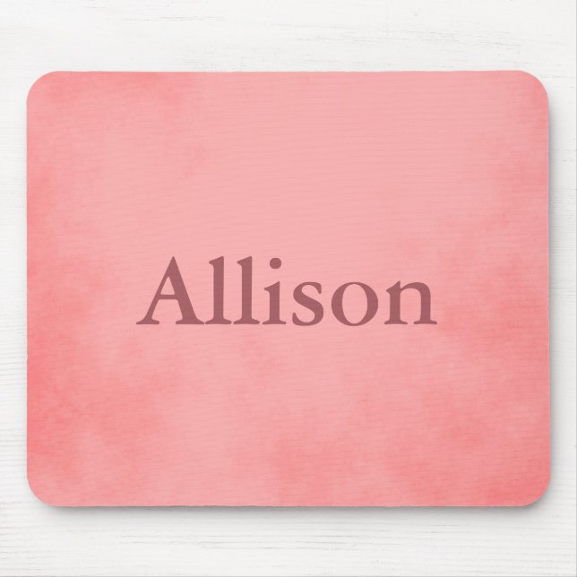Tapis De Souris Pretty Parchment rose (Devant)