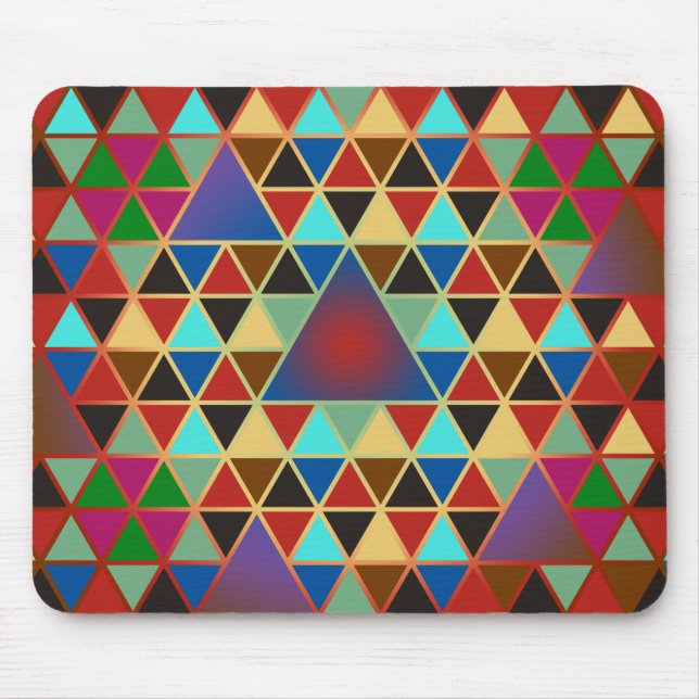 Tapis De Souris Pretty triangle pattern III + your ideas (Devant)