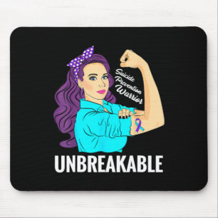 Tapis De Souris Prévention du suicide irréversible Sensibilisation