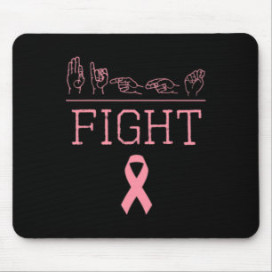 Tapis De Souris Pride Asl Lutter Contre Le Cancer Du Sein Sensibil