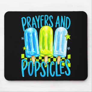 Tapis De Souris Prières et sucettes glacées mignons enfants chréti