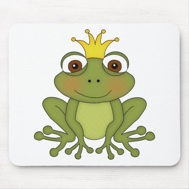 Tapis De Souris Prince de grenouille de conte de fées avec la (Devant)
