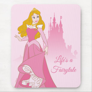 Tapis De Souris Princess Aurora & Castle Graphic
