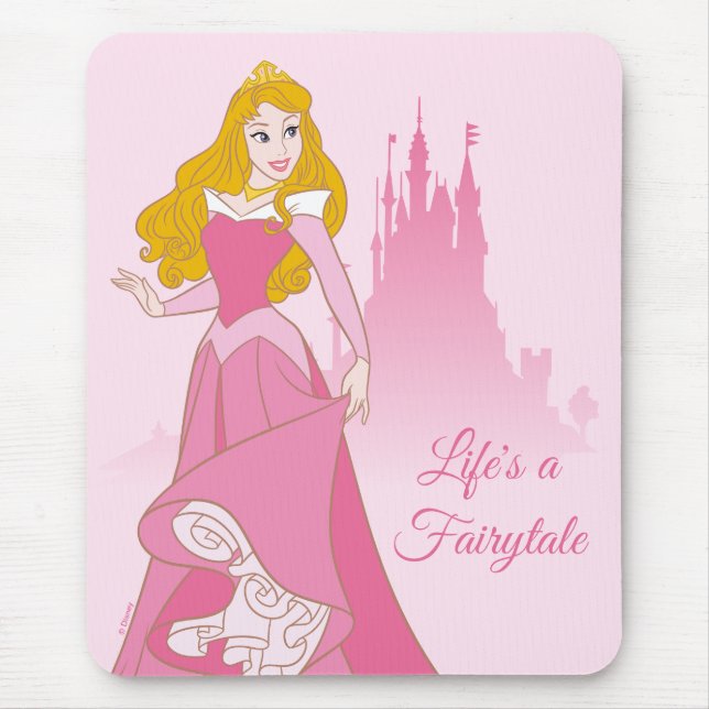 Tapis De Souris Princess Aurora & Castle Graphic (Devant)
