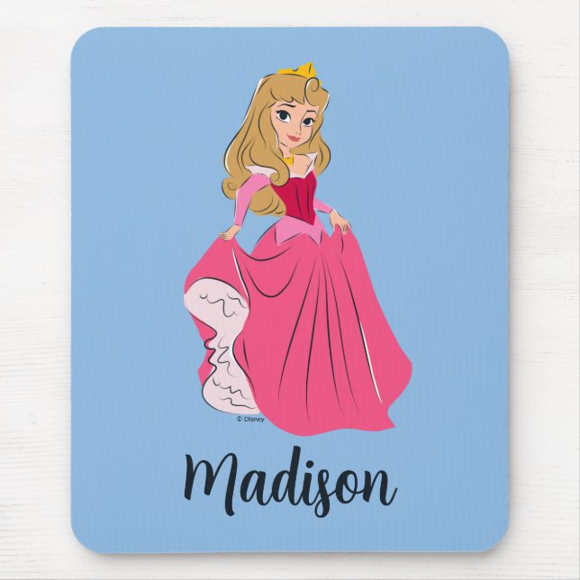 Tapis De Souris Princesse Aurora Plutôt en rose (Devant)