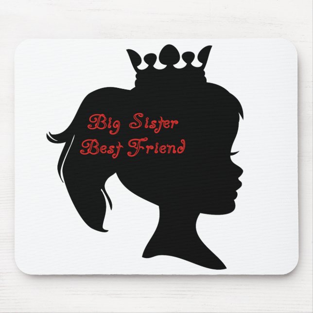 Tapis De Souris Princesse Big Soeur Meilleur Ami (Devant)