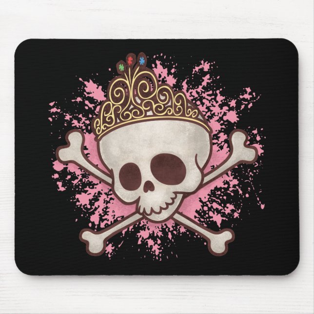 Tapis De Souris Princesse de pirate - diadème (Devant)