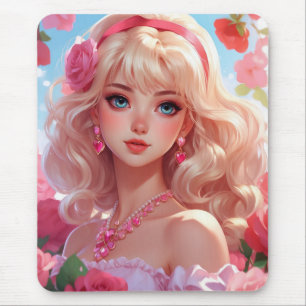 Tapis De Souris princesse des fleurs