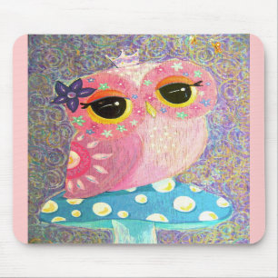 Tapis De Souris Princesse féerique Mousepad de hibou